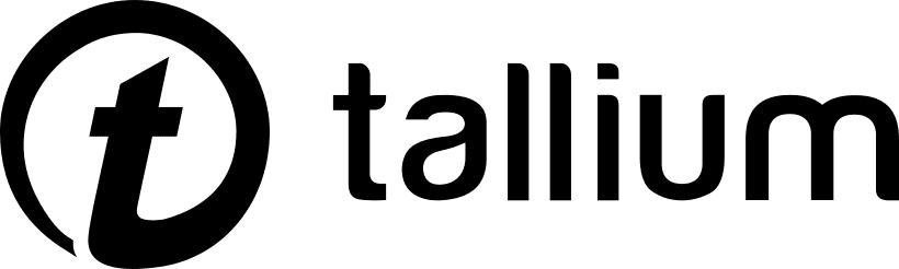 Tallium logo black